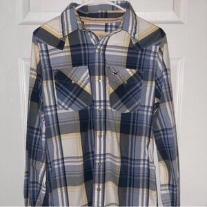 Hollister plaid shirt